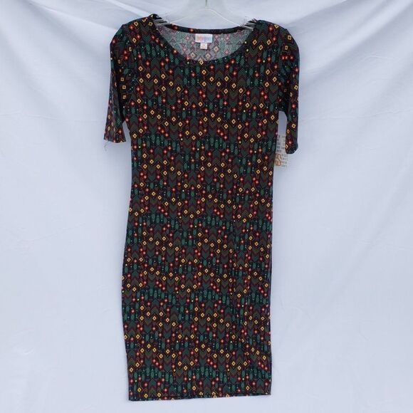 Lularoe Julia Multicolored dress Size XS - NWT - Picture 1 of 7